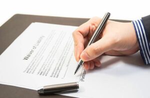 sign a liability waiver